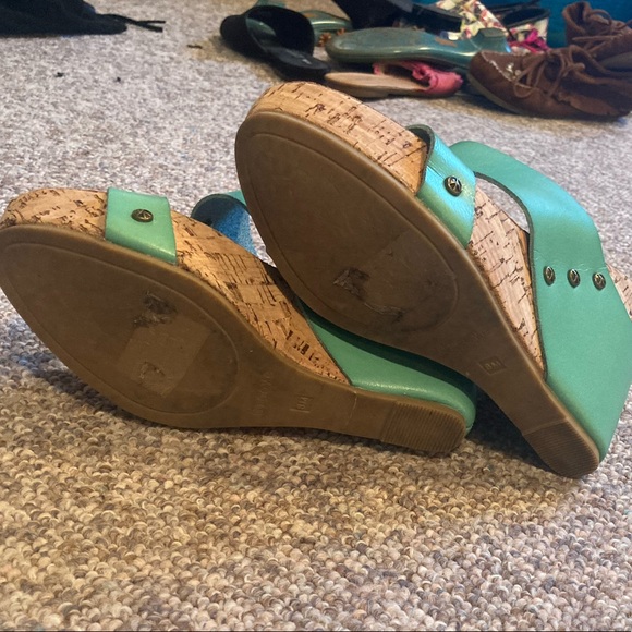 Like new, cork wedges - Picture 5 of 6